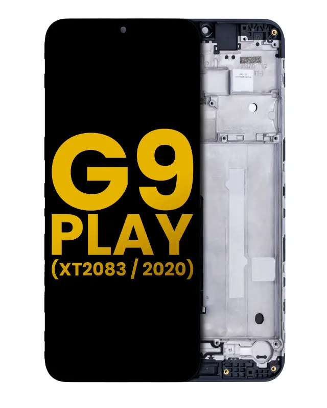 Écran LCD avec châssis pour Motorola Moto G9 Play (XT2083 / 2020) (reconditionné, toutes couleurs)