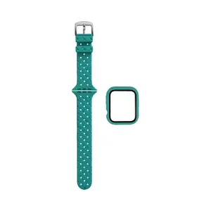Protection Silicone pour Apple Watch 42mm avec Bracelet Boucle (9) Bleu Clair