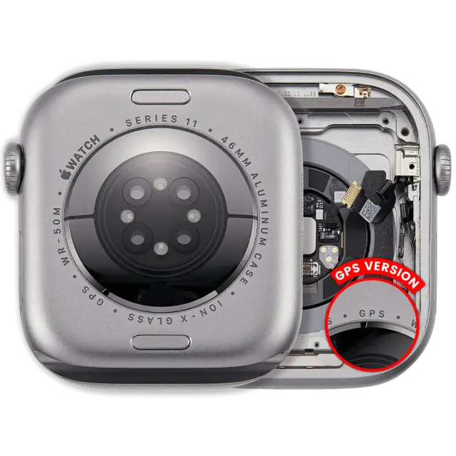 Châssis pour Apple Watch Series 11 (46MM) (origine d'occasion — grade A, version GPS, Aluminum / Space Gray)