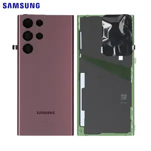 Cache Arrière Original Samsung Galaxy S22 Ultra S908 GH82-27458B GH82-27457B Bordeaux