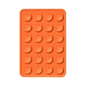 Support Ventouse Silicone Universel pour Smartphone Orange