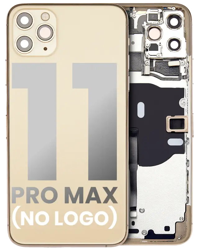 Châssis pour Apple iPhone 11 Pro Max (sans logo, compatible premium, or)