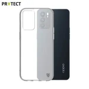 Coque Silicone PROTECT pour OPPO Reno6 5G Transparent
