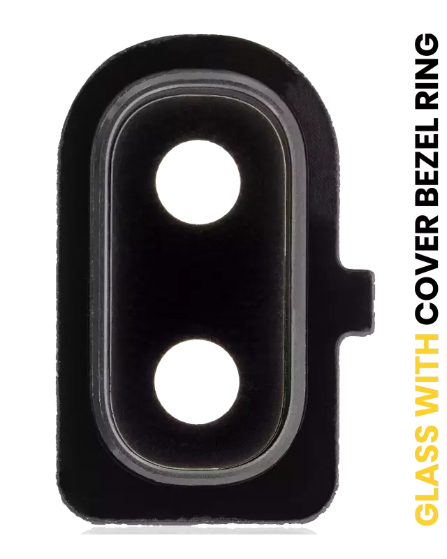 Vitre de caméra arrière pour Samsung Galaxy A10E (A102 / 2019) (noir)