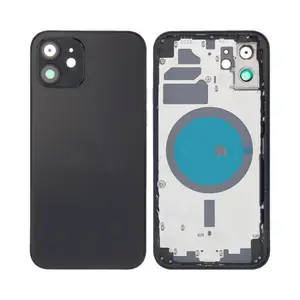 Coque de Réparation Apple iPhone 12 (Without Parts) Noir