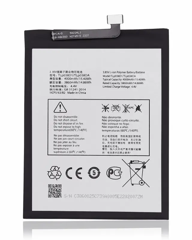 Batterie pour Alcatel 1S (5028 / 2020) (TLp038d1 / TLp038dA)