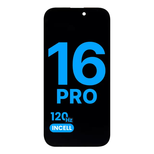 Écran pour Apple iPhone 16 Pro (Aftermarket: AQ7 / Incell) (120HZ)