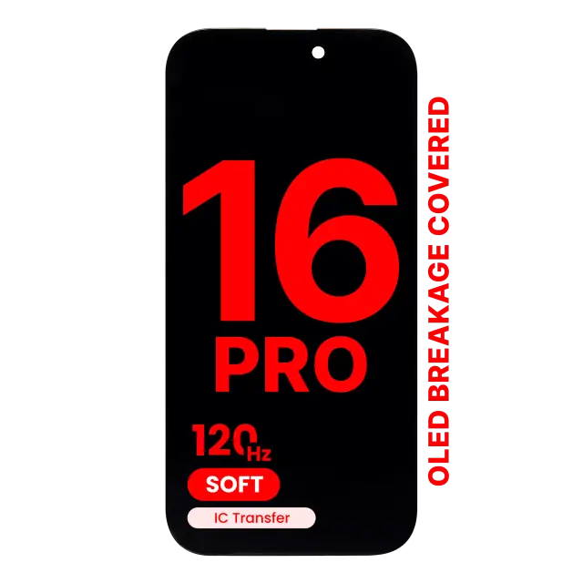 Écran OLED pour Apple iPhone 16 Pro (compatible: XO7 Soft, 120 Hz)