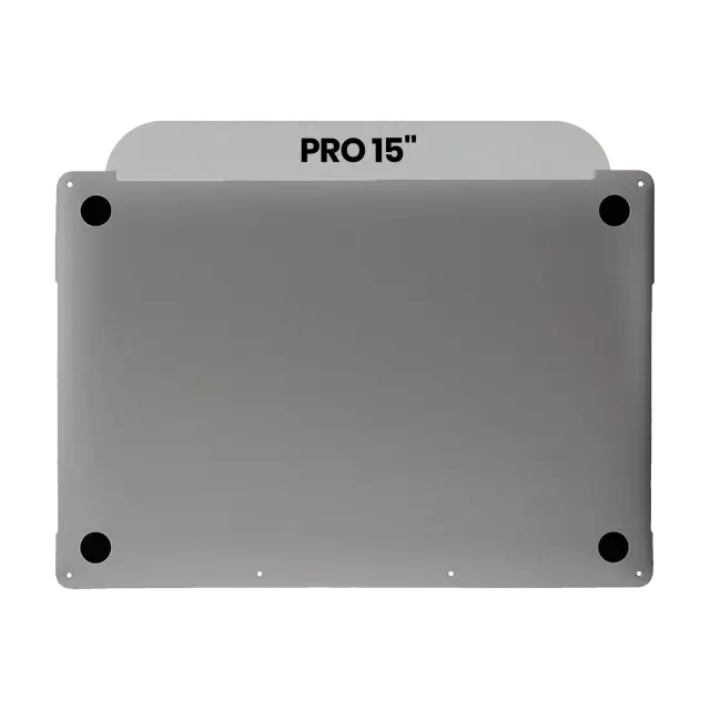 Coque inférieure pour Apple MacBook Pro 15" A1707 (2016-2017) / A1990 (2018-2019) (origine neuve, gris sidéral)