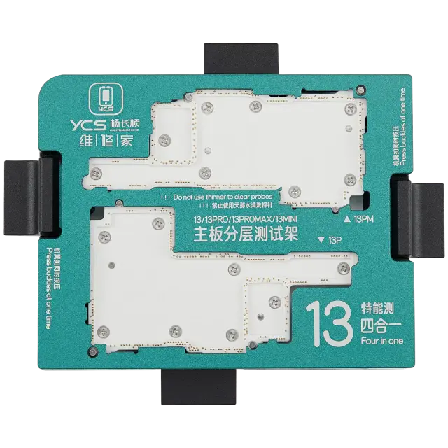 Support de test de carte mère YCS iSocket 4-en-1 pour iPhone 13 / 13 Mini / 13 Pro / 13 Pro Max
