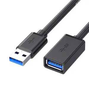 Rallonge Câble USB 3.0 Mâle vers Femelle 2m - Noir