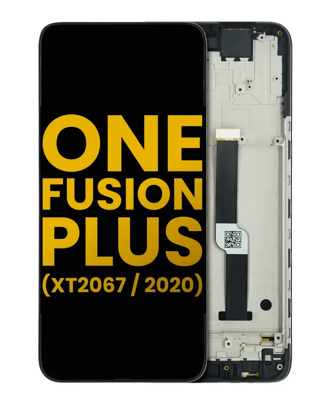 Écran pour Motorola One Fusion Plus (XT2067 / 2020) (reconditionné, noir)
