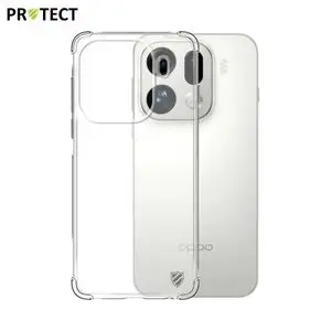 Coque Silicone Renforcée PROTECT pour OPPO Find X9 Pro Transparent