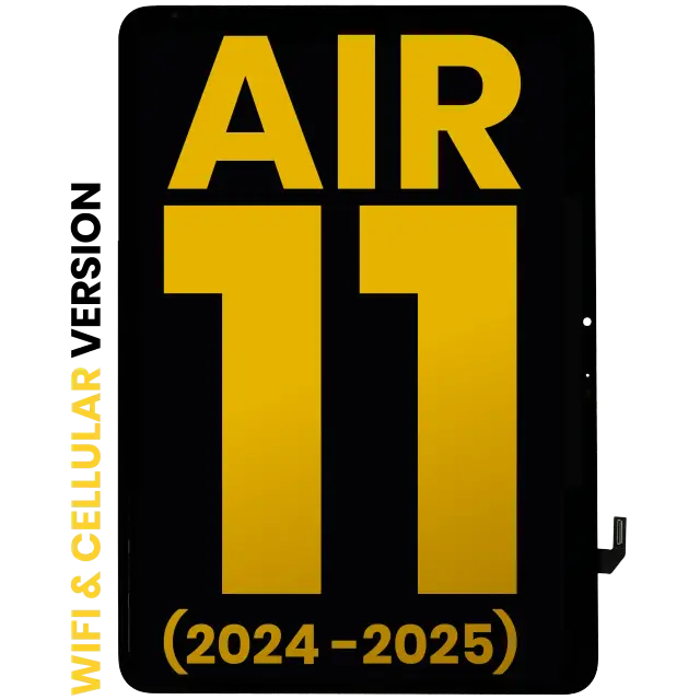 Écran pour Apple iPad Air 11" (2024 / 2025 / 2026) (WiFi & Cellular, reconditionné, toutes couleurs)