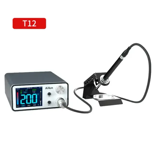 Équipement atelier pour Aixun T3A Intelligent Soldering Station With T12 Handle And Iron Tips (Aixun) (220V / EU Version)