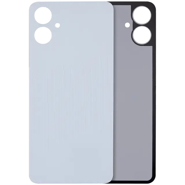 Vitre arrière pour Samsung Galaxy A06 4G (A065 / 2024) (sans logo, compatible premium, blanc)