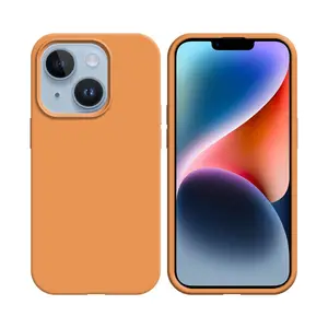 Coque Silicone Compatible pour Apple iPhone 14 Plus (#61) Corail