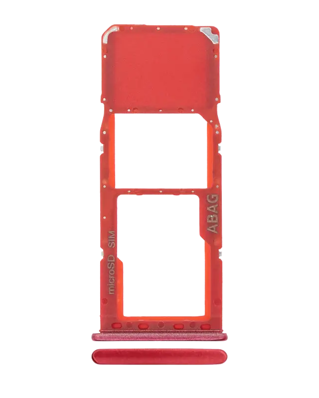 Tiroir SIM pour Samsung Galaxy A21S (A217 / 2020) (rouge)