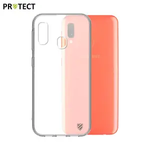 Coque Silicone PROTECT pour Samsung Galaxy A20e A202 Transparent