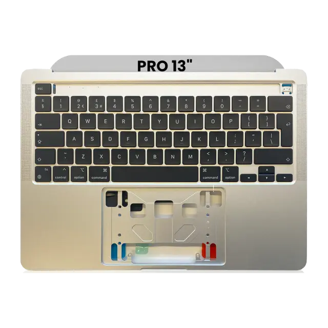 Châssis supérieur avec clavier ISO UK pour Apple MacBook Pro 13" A2338 (2020) (argent)