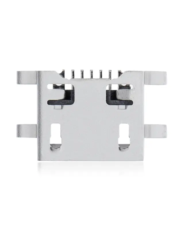Connecteur de charge à souder — format Micro B, 7 broches, 4 points de fixation (C220)