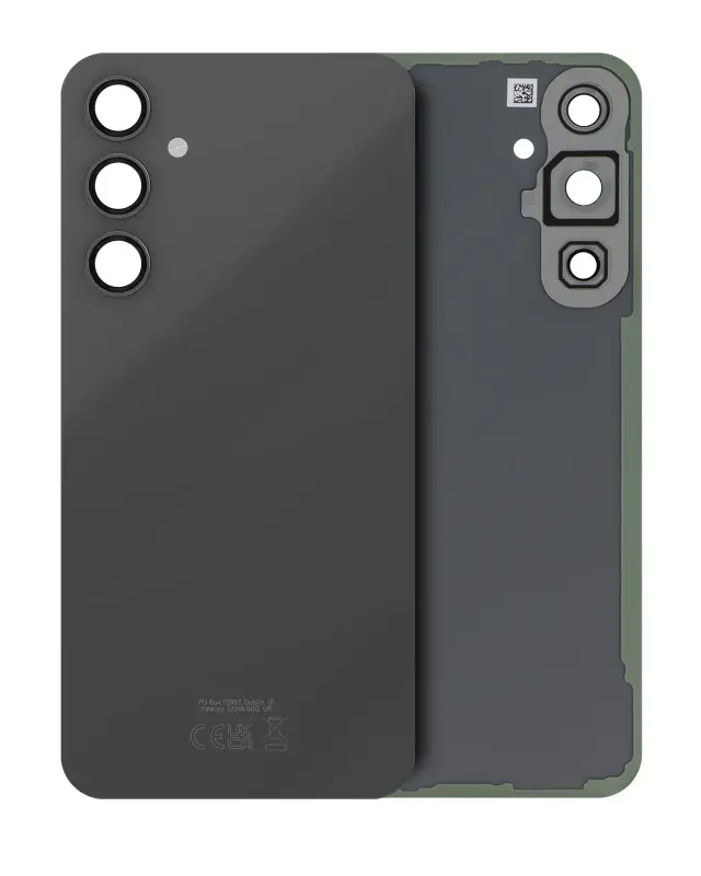 Vitre arrière pour Samsung Galaxy S23 FE (pack service origine, graphite)