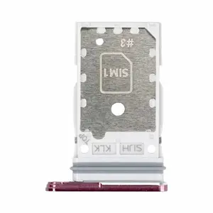 Tiroir Sim Premium Samsung Galaxy S22 Ultra S908 Bordeaux