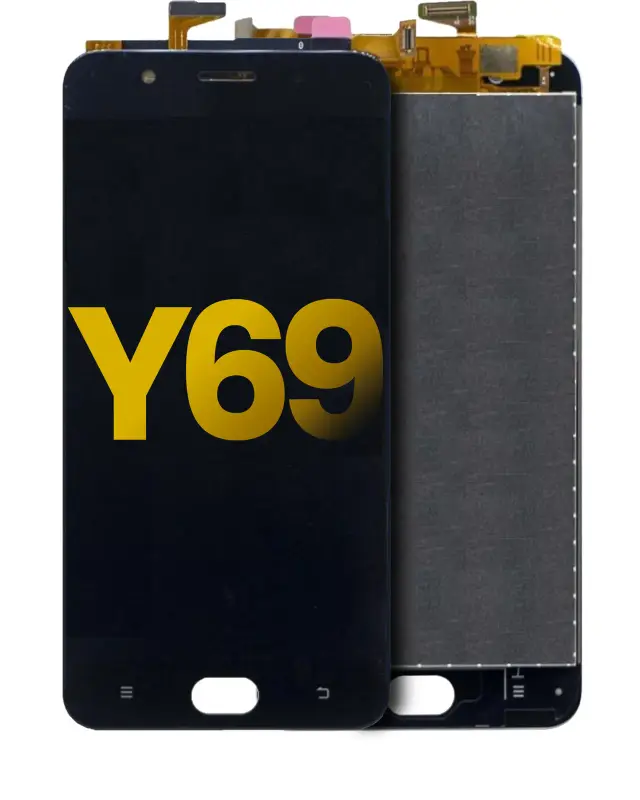 Écran LCD sans châssis pour Vivo Y69 (reconditionné, Matte Black)