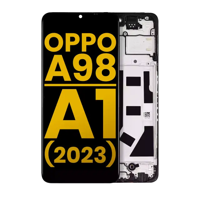 Écran LCD avec châssis pour OPPO A98 / A1 (2023) (reconditionné, toutes couleurs)