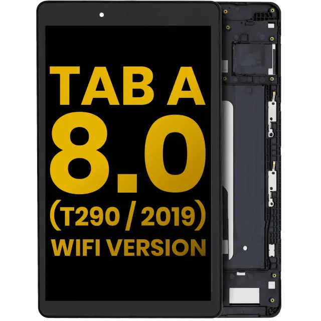Écran pour Samsung Galaxy Tab A 8.0" (T290) (2019) (WiFi Version, reconditionné, noir)