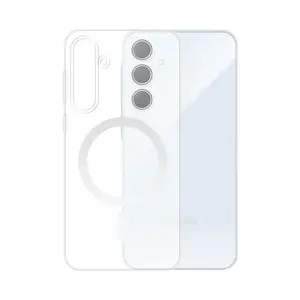 Coque Silicone MagSafe Compatible pour Samsung Galaxy A35 5G A356 Transparent