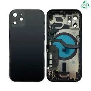Coque de Réparation Complète Aftermarket (PIEC) Apple iPhone 12 Mini Noir
