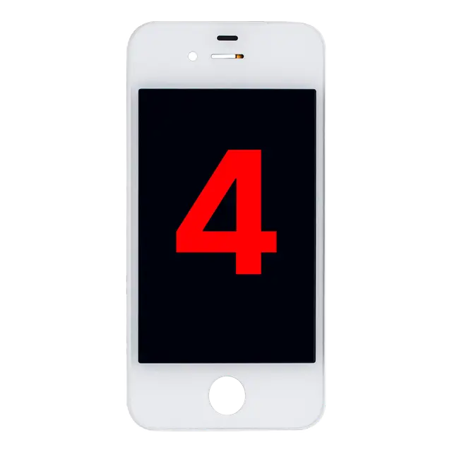 Écran LCD pour Apple iPhone 4 (CDMA, compatible premium, blanc)