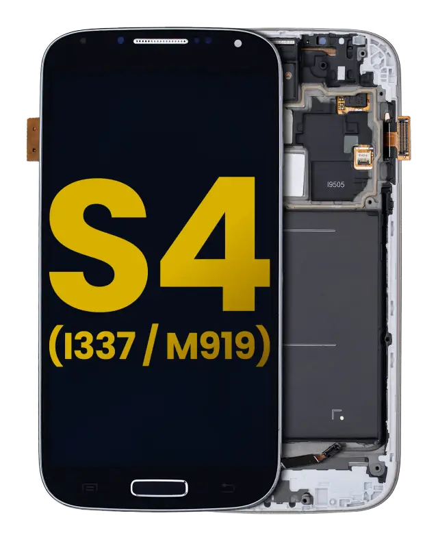 Écran OLED avec châssis pour Samsung Galaxy S4 (i9505 / L720T) (International / Sprint (GSM Model, reconditionné, noir)