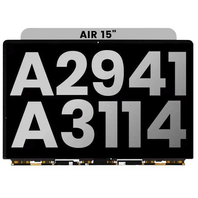 Dalle LCD seule pour Apple MacBook Air 15" (A2941 / A3114 / A3241 ) (toutes années des modèles indiqués)