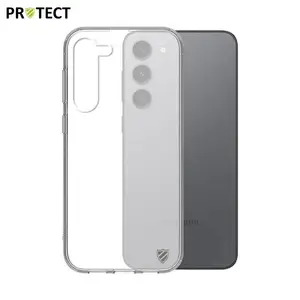 Coque Silicone PROTECT pour Samsung Galaxy S23 Plus 5G S916 Transparent