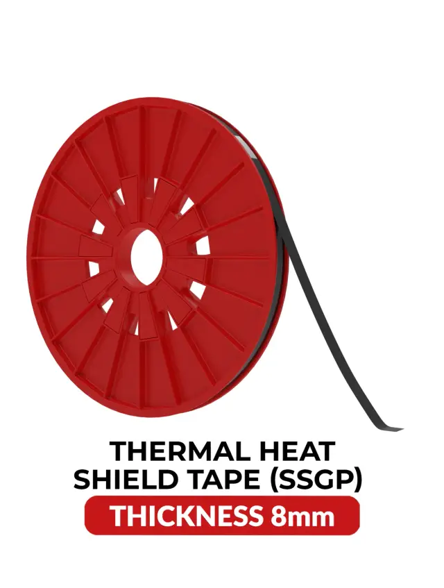Ruban adhésif de protection thermique SSGP — 8 mm × 25 m