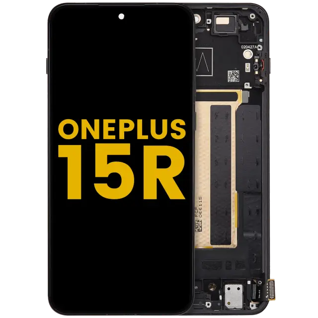 Écran OLED avec châssis pour OnePlus 15R (reconditionné, Charcoal Black)