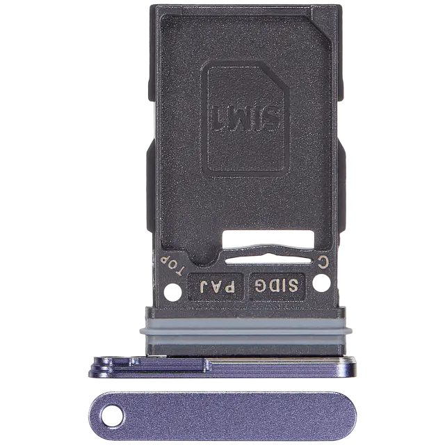 Tiroir simple SIM pour Samsung Galaxy S26 Plus (S947, violet cobalt) — vue 1