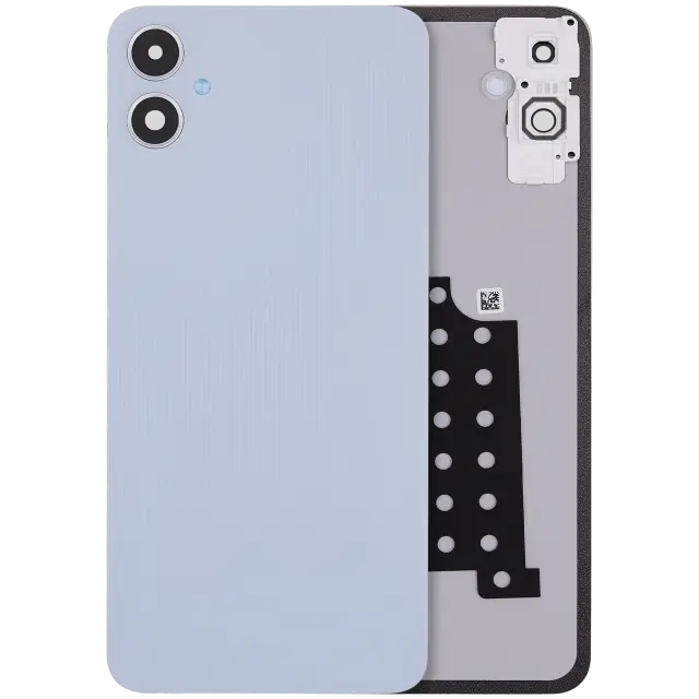 Vitre arrière pour Samsung Galaxy A05 4G (A055 / 2023) (sans logo, compatible premium, argent)