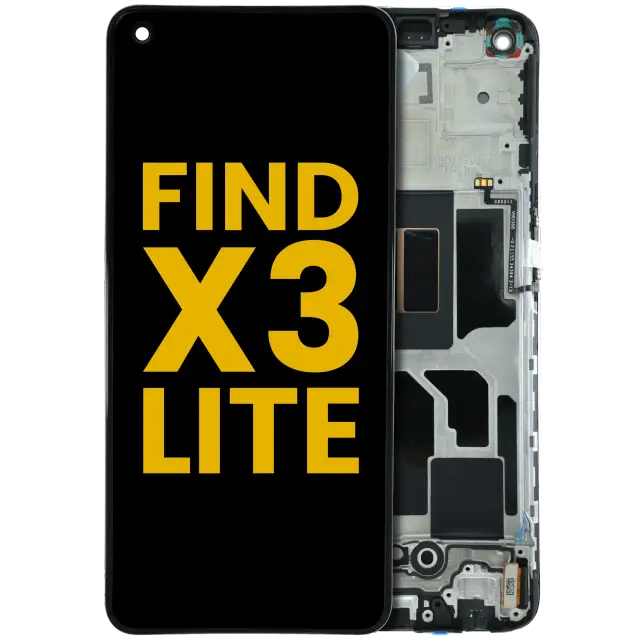 Écran OLED avec châssis pour OPPO Find X3 Lite (reconditionné, toutes couleurs)