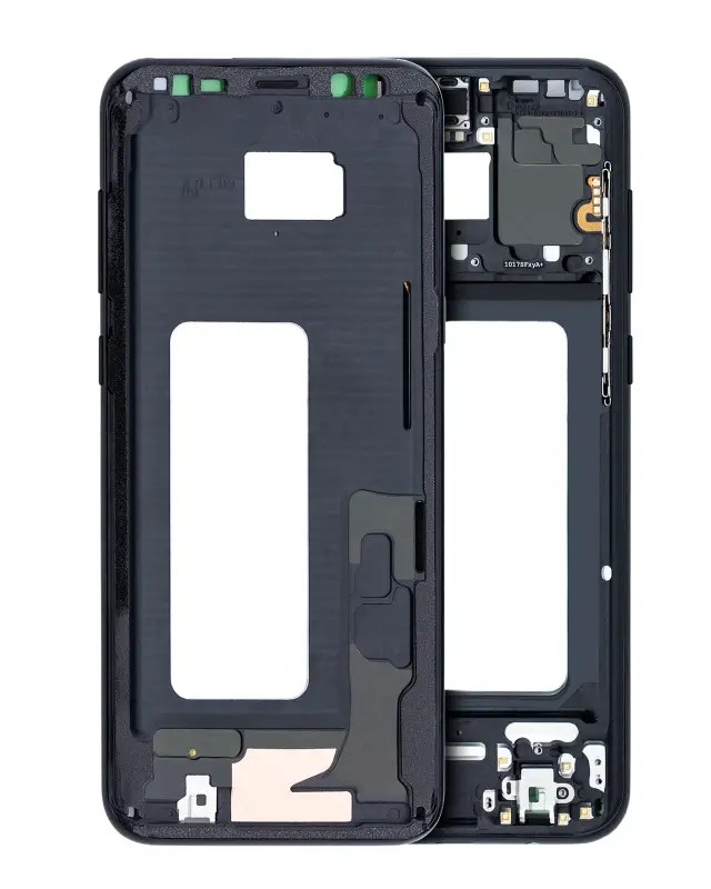 Châssis pour Samsung Galaxy S8 Plus (avec petits composants, noir minuit)