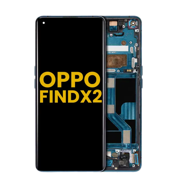 Écran OLED avec châssis pour OPPO Find X2 (reconditionné, Ocean)