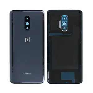 Cache Arrière Premium OnePlus 7 Pro Noir Gris Miroir