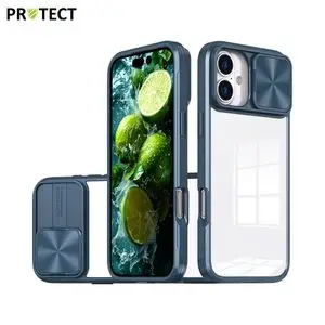 Coque de Protection IE027 PROTECT pour Apple iPhone 16 Plus Bleu Marine