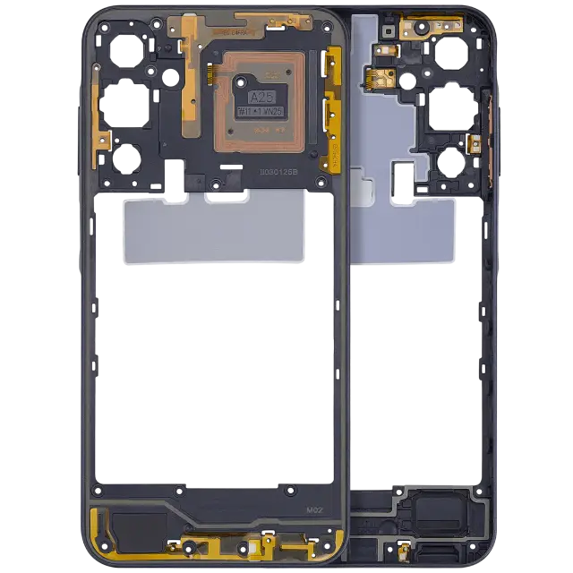 Châssis pour Samsung Galaxy A25 5G (A256 / 2023) (Brave Black)
