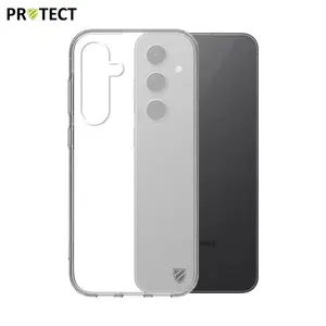 Coque Silicone PROTECT pour Samsung Galaxy S24 FE S721B Transparent