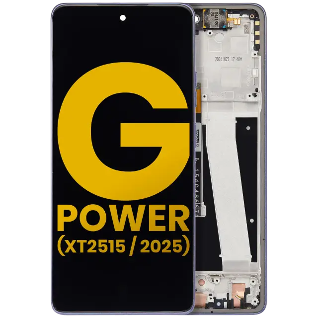 Écran LCD avec châssis pour Motorola Moto G Power 5G (XT2515 / 2025) (reconditionné, Slate Gray)