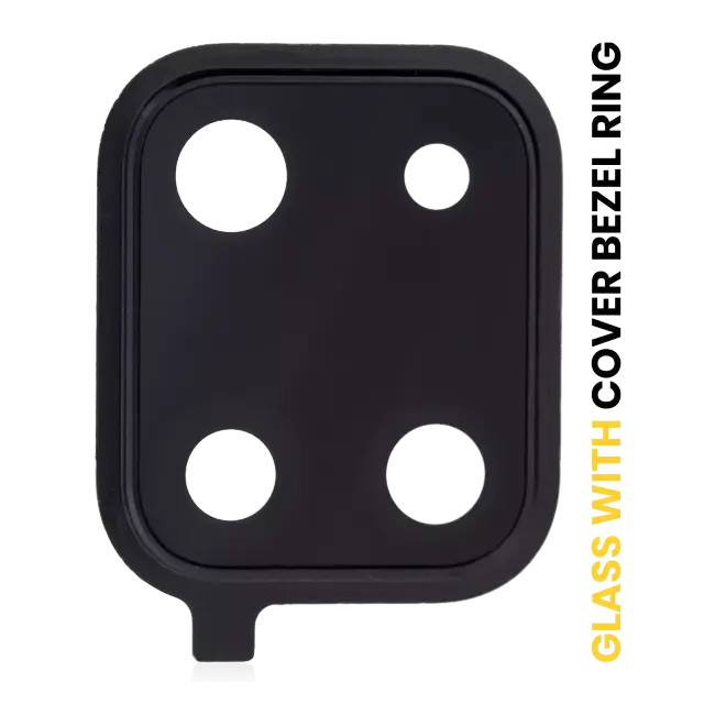 Lentille de caméra arrière avec anneau pour Samsung Galaxy Note 10 Lite (toutes couleurs)