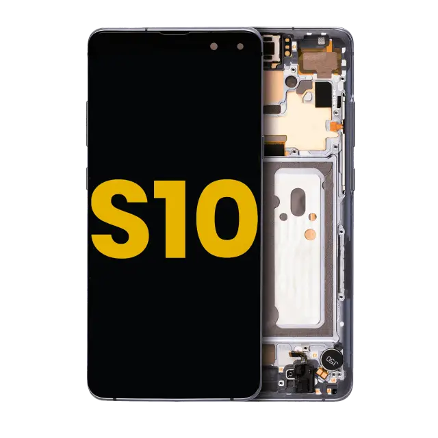 Écran OLED avec châssis pour Samsung Galaxy S10 5G (reconditionné, Majestic Black)